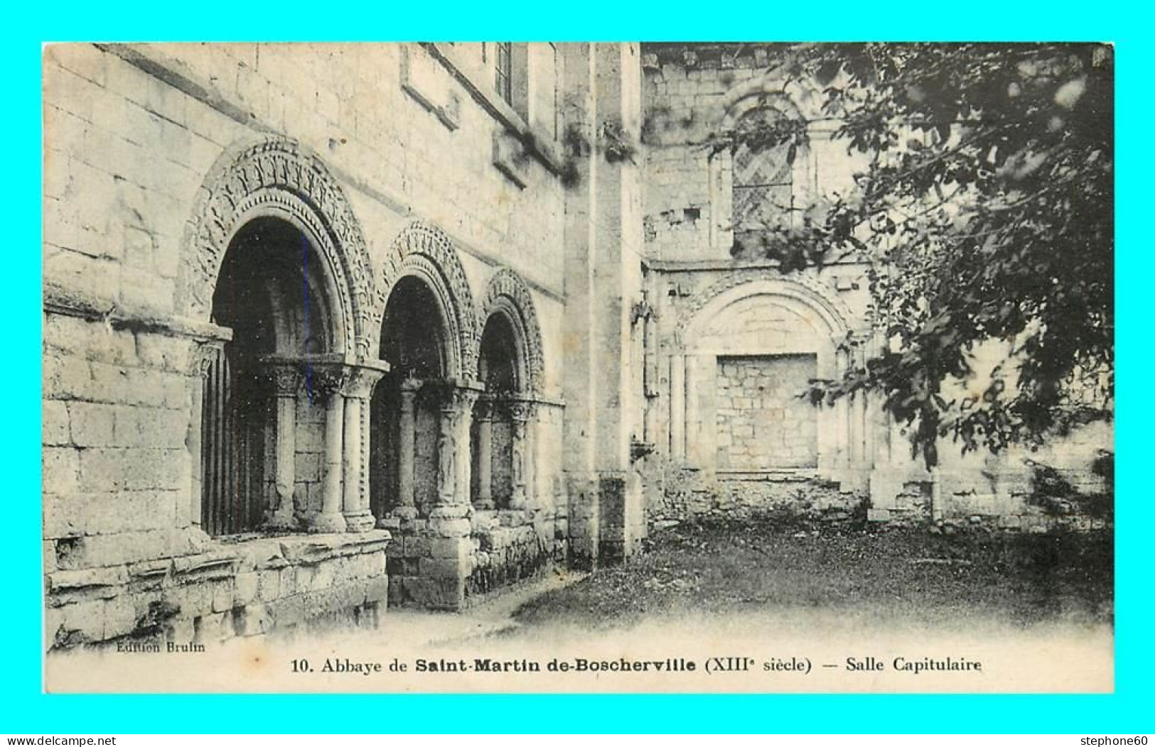 A850 / 275 76 - SAINT MARTIN DE BOSCHERVILLE Abbaye Salle Capitulaire - Saint-Martin-de-Boscherville