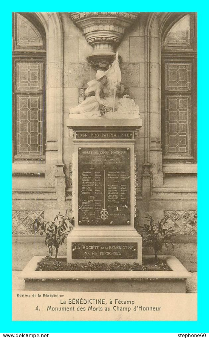 A850 / 363 76 - FECAMP Bénédictine Monument Des Morts Au Champ D'Honneur - Fécamp