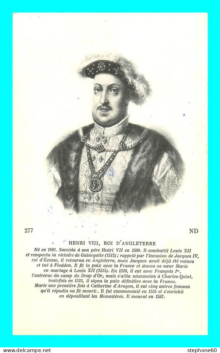 A850 / 503  Henri VIII Roi D'Angleterre - Personnages Historiques