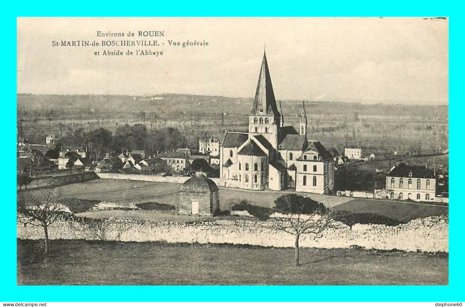 A850 / 273 76 - SAINT MARTIN DE BOSCHERVILLE Vue Générale Et Abside De L'Abbaye - Saint-Martin-de-Boscherville