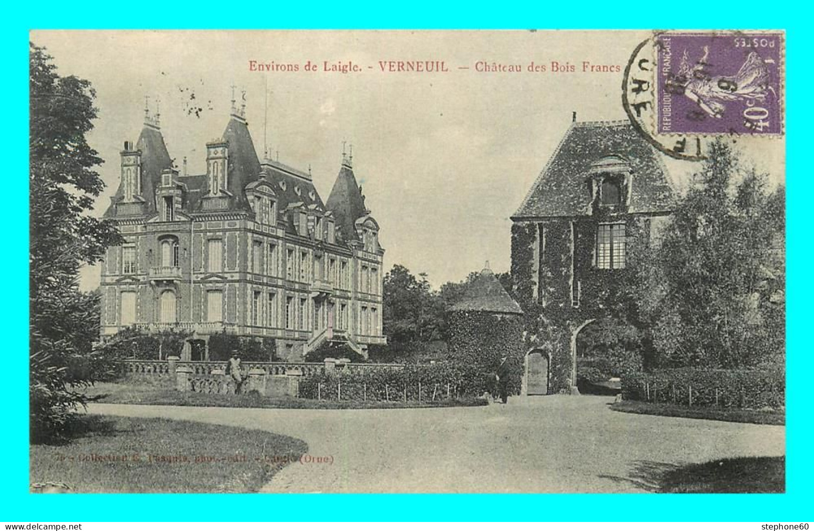 A851 / 009 27 - VERNEUIL Chateau Des Bois Francs Env De Laigle - Verneuil-sur-Avre