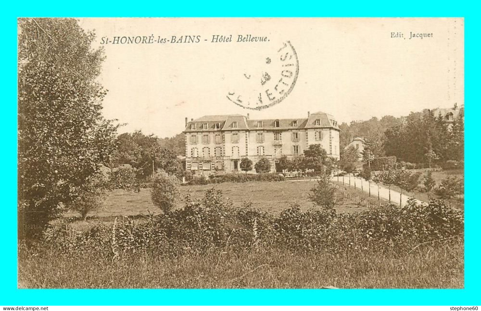 A845 / 037 58 - SAINT HONORE LES BAINS Hotel Bellevue - Altri & Non Classificati