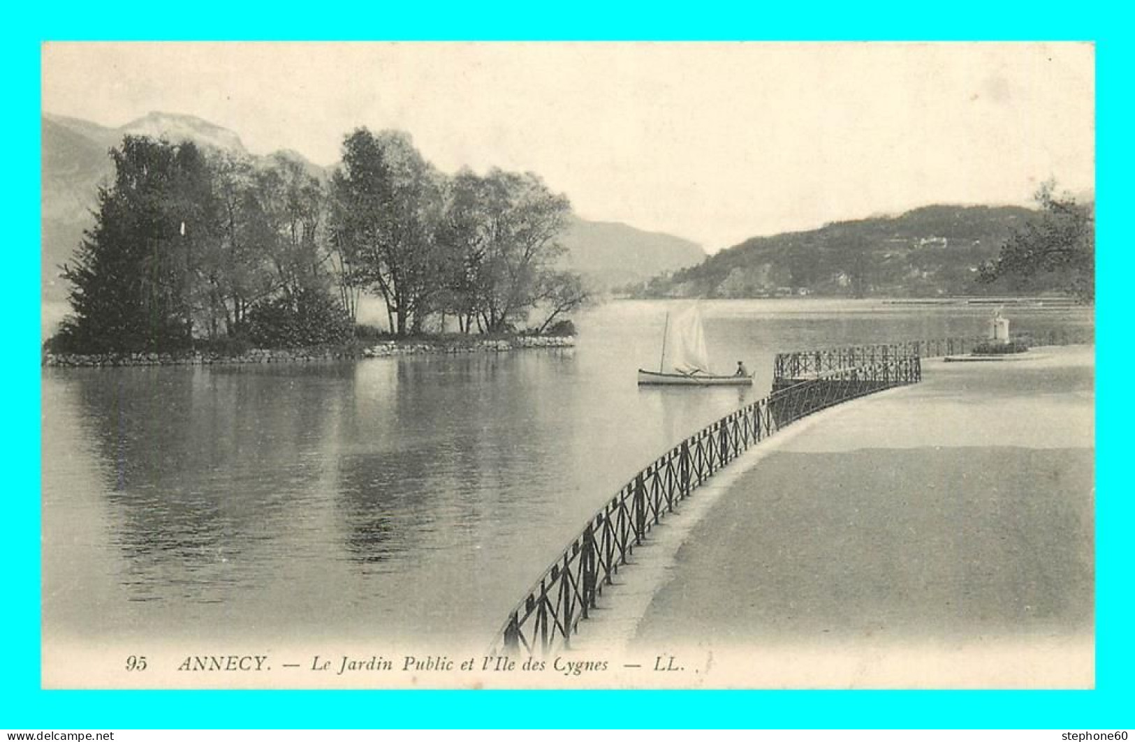 A845 / 179 74 - ANNECY Jardin Public Et Ile Des Cygnes - Annecy