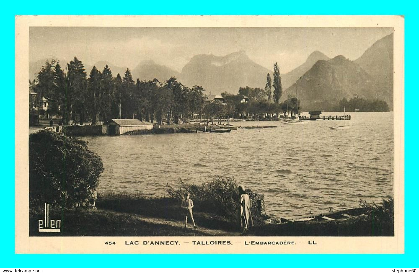 A845 / 173 74 - TALLOIRES Lac D'Annecy Embarcadere - Talloires