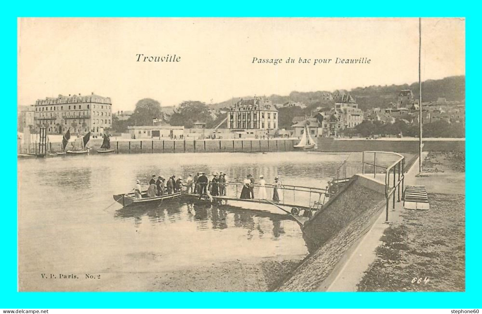 A848 / 073 14 - TROUVILLE Passage Du Bac Pour Deaucille - Trouville
