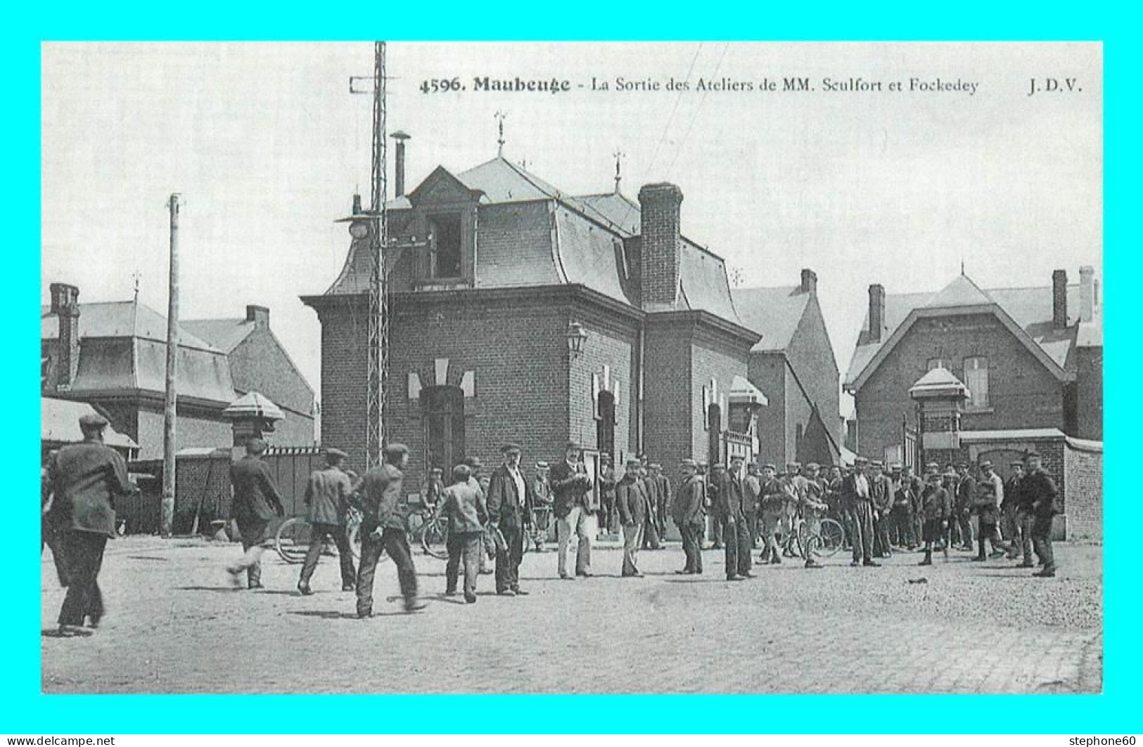 A849 / 345 59 - MAUBEUGE Sortie Des Ateliers De MM Sculfort ( REPRODUCTION ) - Maubeuge