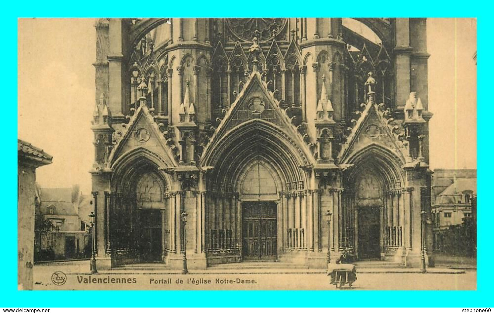 A845 / 571 59 - VALENCIENNES Portail De L'Eglise Notre Dame - Valenciennes