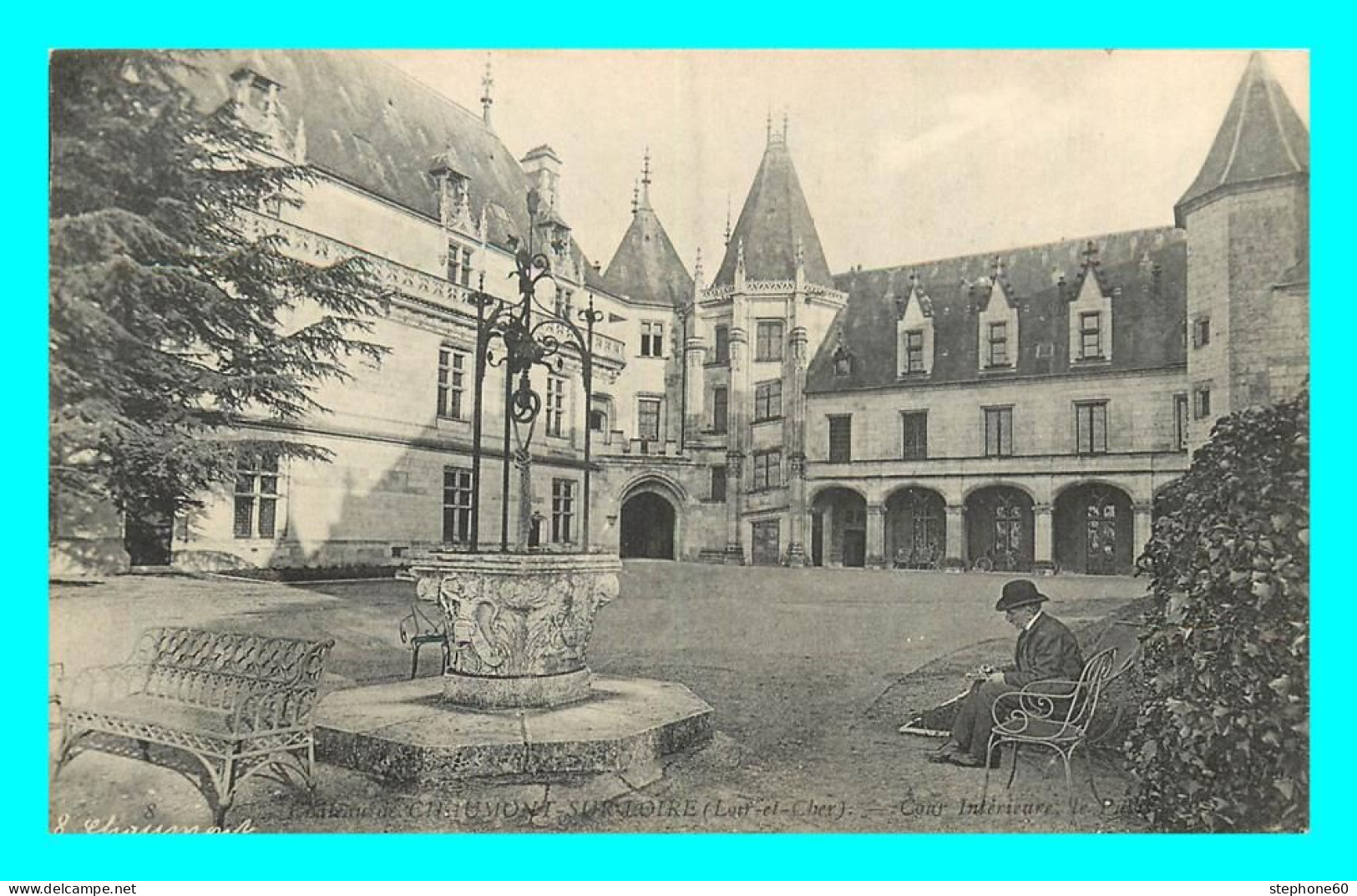 A846 / 281 41 - CHAUMONT SUR LOIRE Chateau Cour Intérieure - Andere & Zonder Classificatie