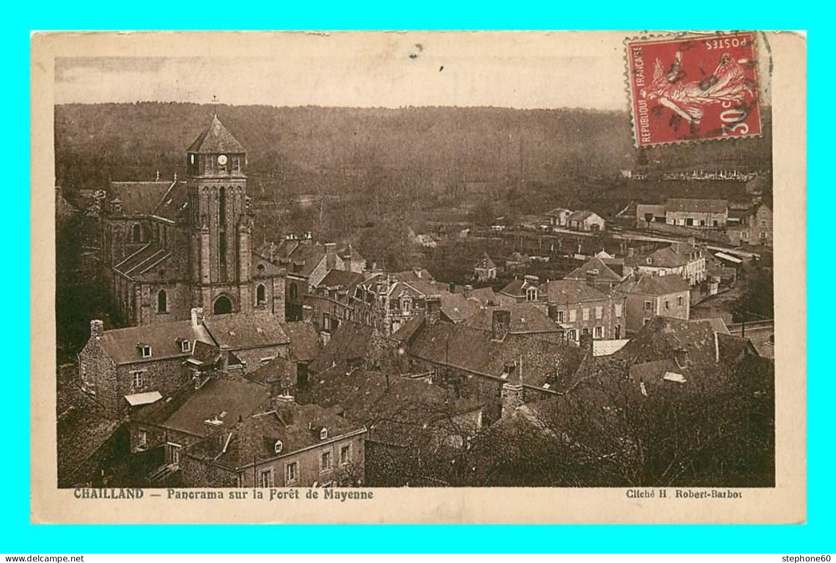 A846 / 143 53 - CHAILLAND Panorama Sur La Foret De Mayenne - Chailland