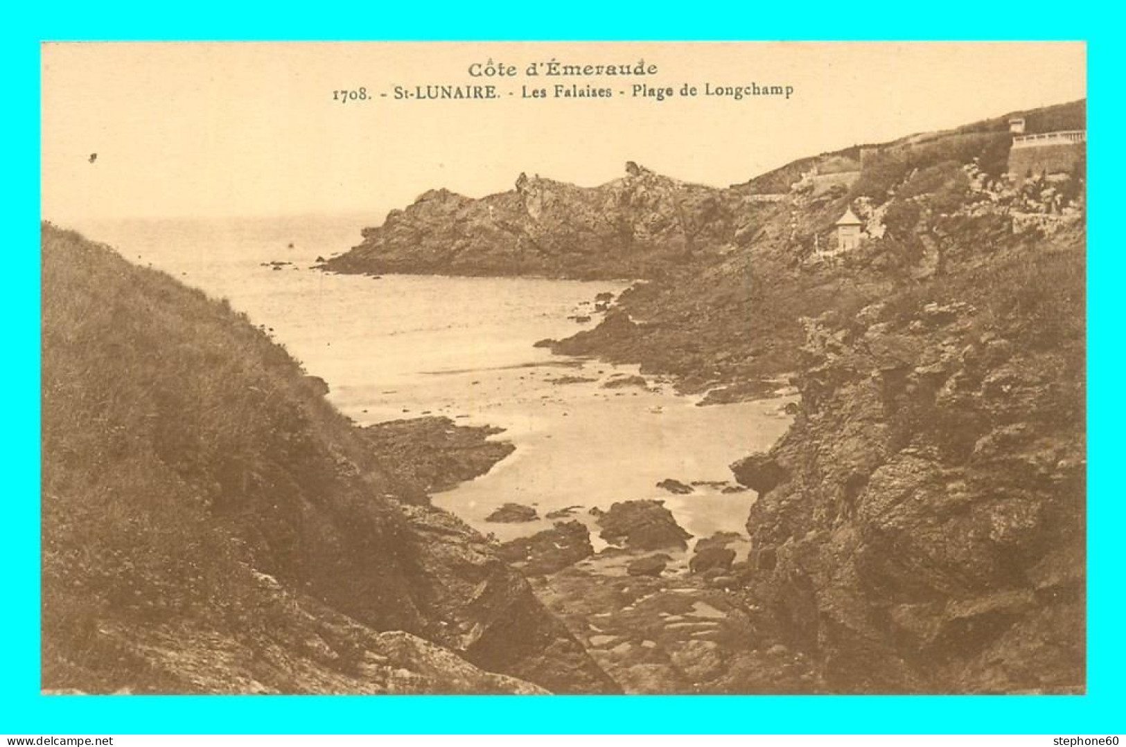 A846 / 183 35 - SAINT LUNAIRE Les Falaises Plage De Longchamp - Saint-Lunaire