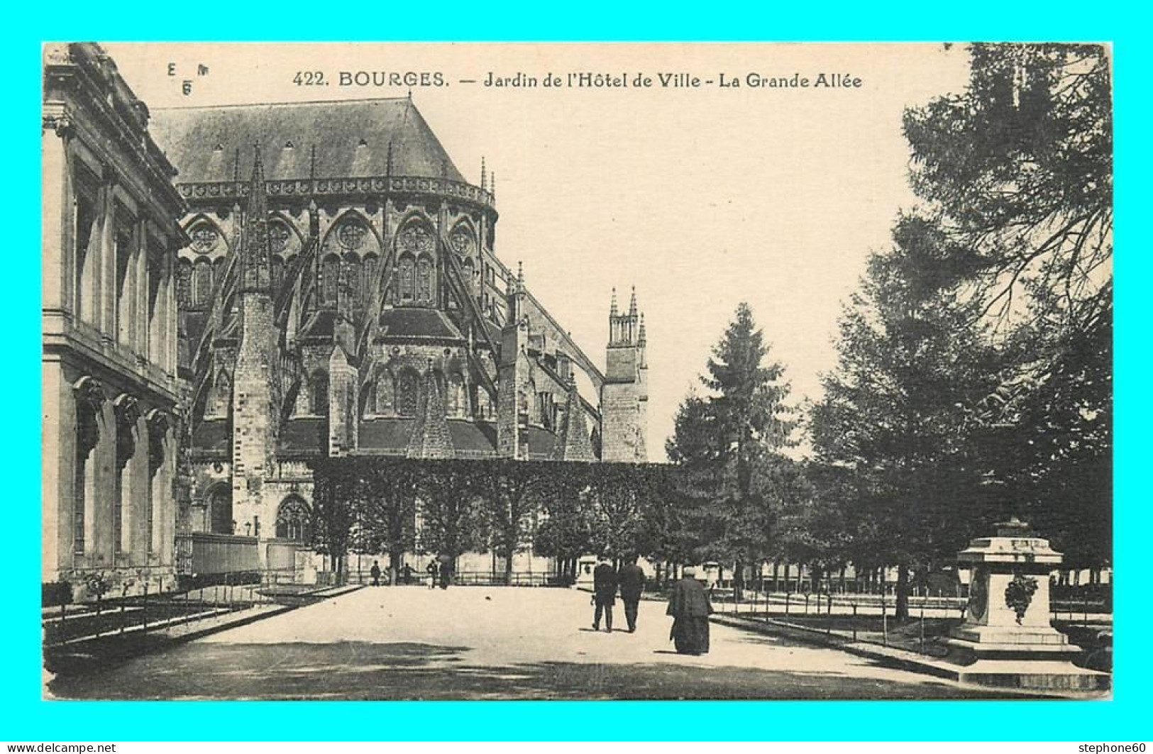 A846 / 193 18 - BOURGES Jardin De L'Hotel De Ville La Grande Allée - Bourges