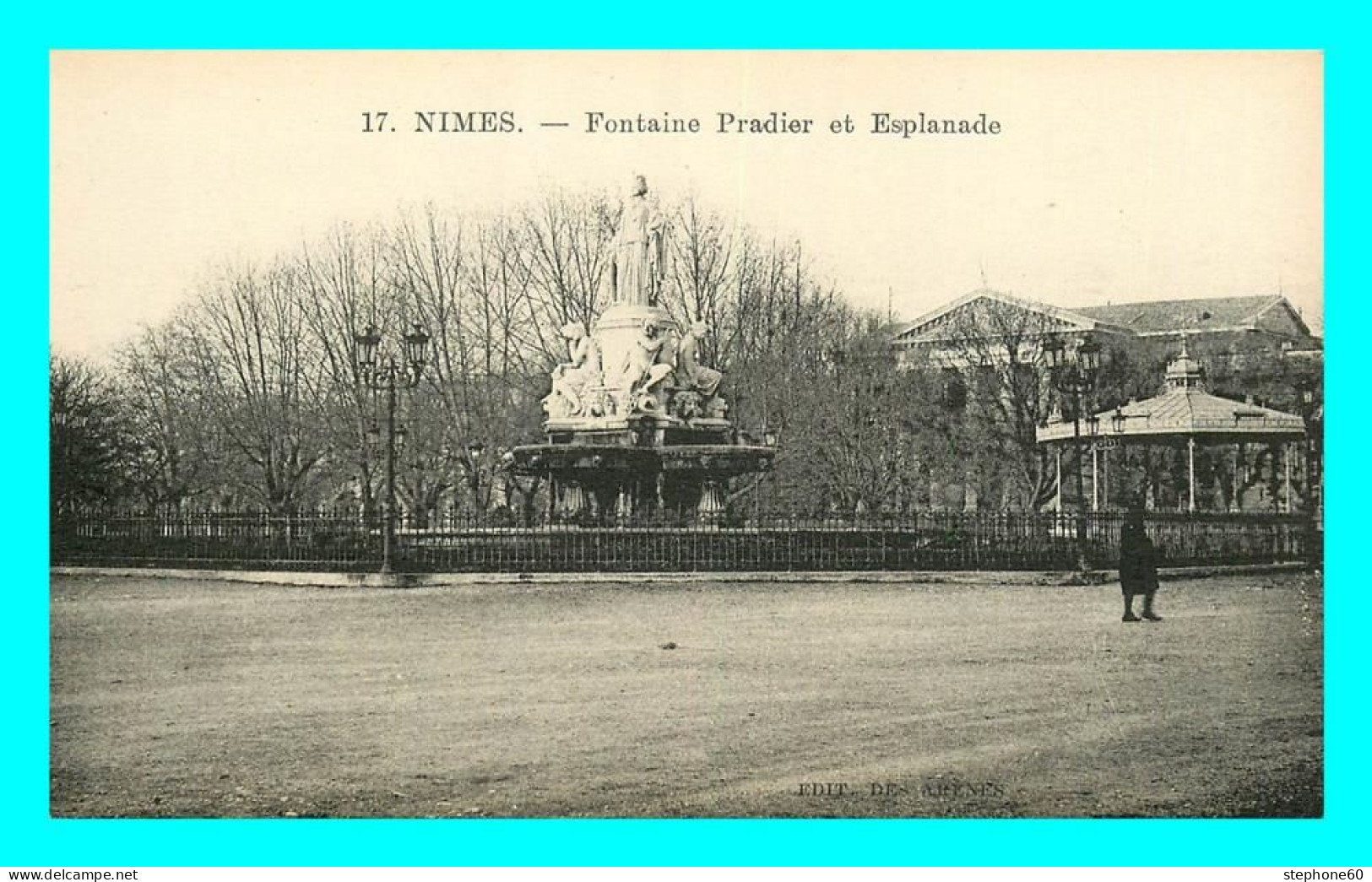 A846 / 259 30 - NIMES Fontaine Pradier Et Esplanade - Nîmes