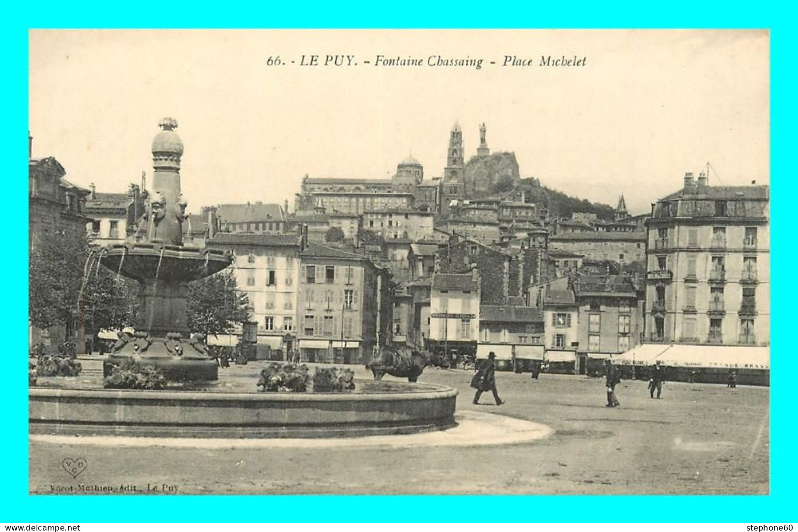 A846 / 347 43 - LE PUY EN VELAY Fontaine Chassaing Place Michelet - Le Puy En Velay