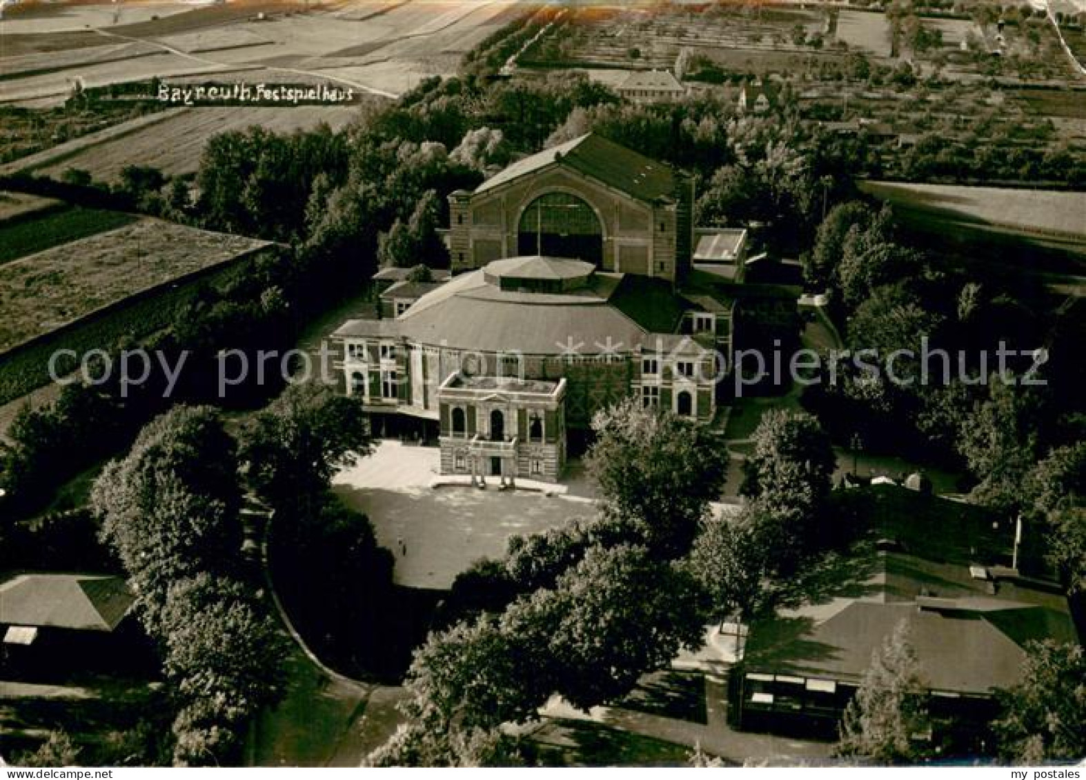 73669442 Bayreuth Festspielhaus Fliegeraufnahme Bayreuth - Bayreuth