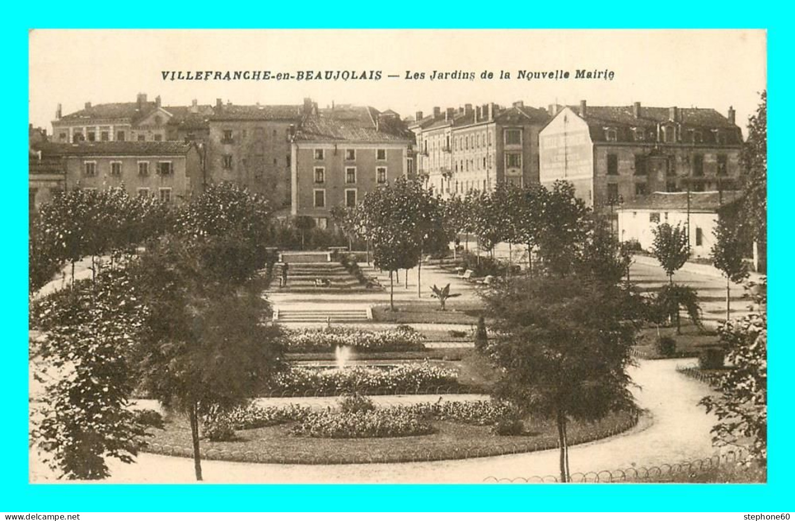 A846 / 081 69 - VILLEFRANCHE EN BEAUJOLAIS Jardins De La Nouvelle Mairie - Villefranche-sur-Saone