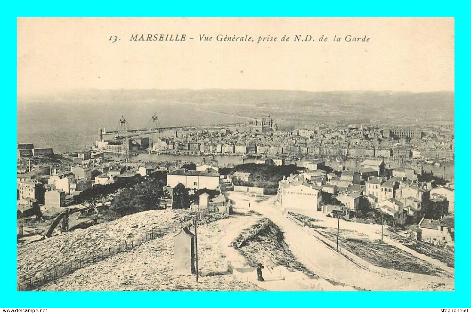 A847 / 387 13 - MARSEILLE Vue Générale Prise De N. D. De La Garde - Unclassified