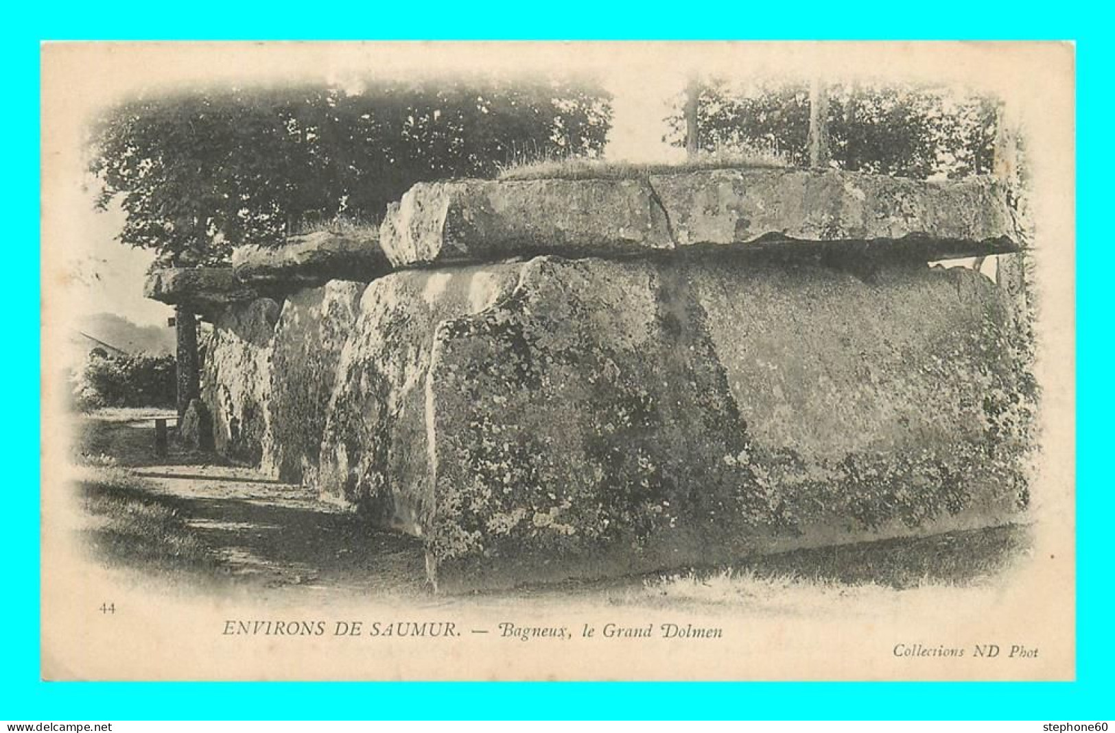 A847 / 105 49 - Env Saumur Bagneux Le Grand Dolmen - Autres & Non Classés