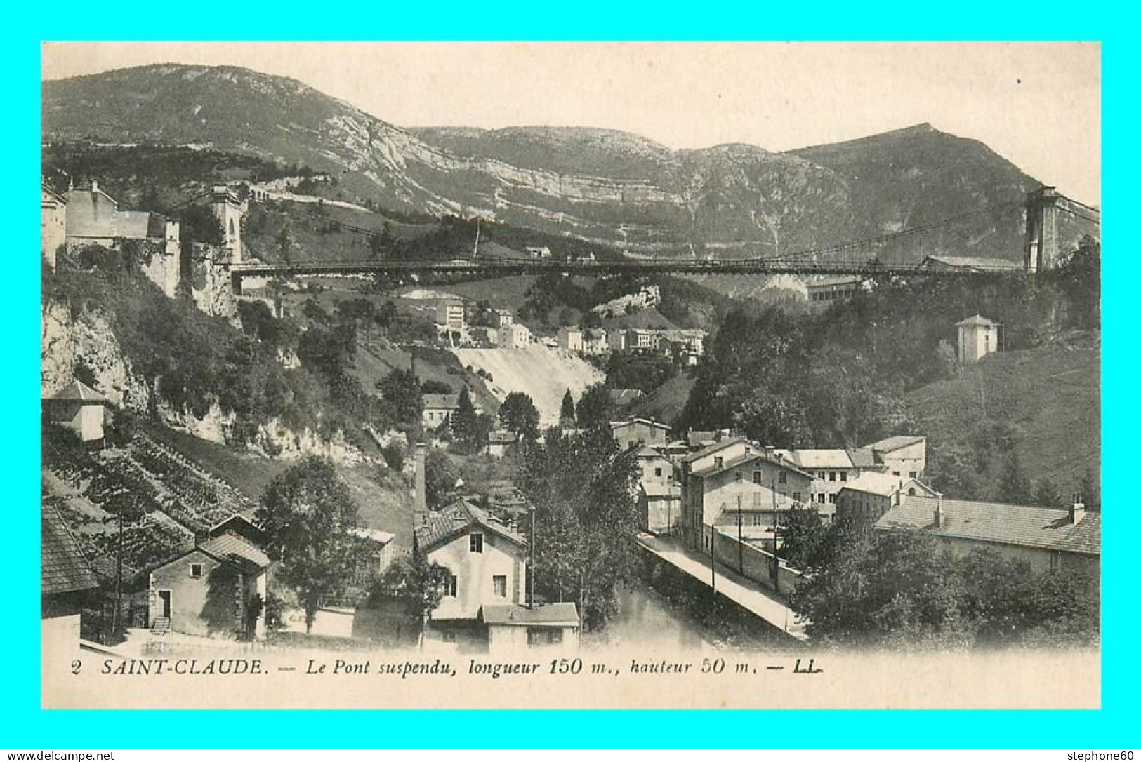 A847 / 083 39 - SAINT CLAUDE Pont Suspendu Sur Le Drac - Saint Claude