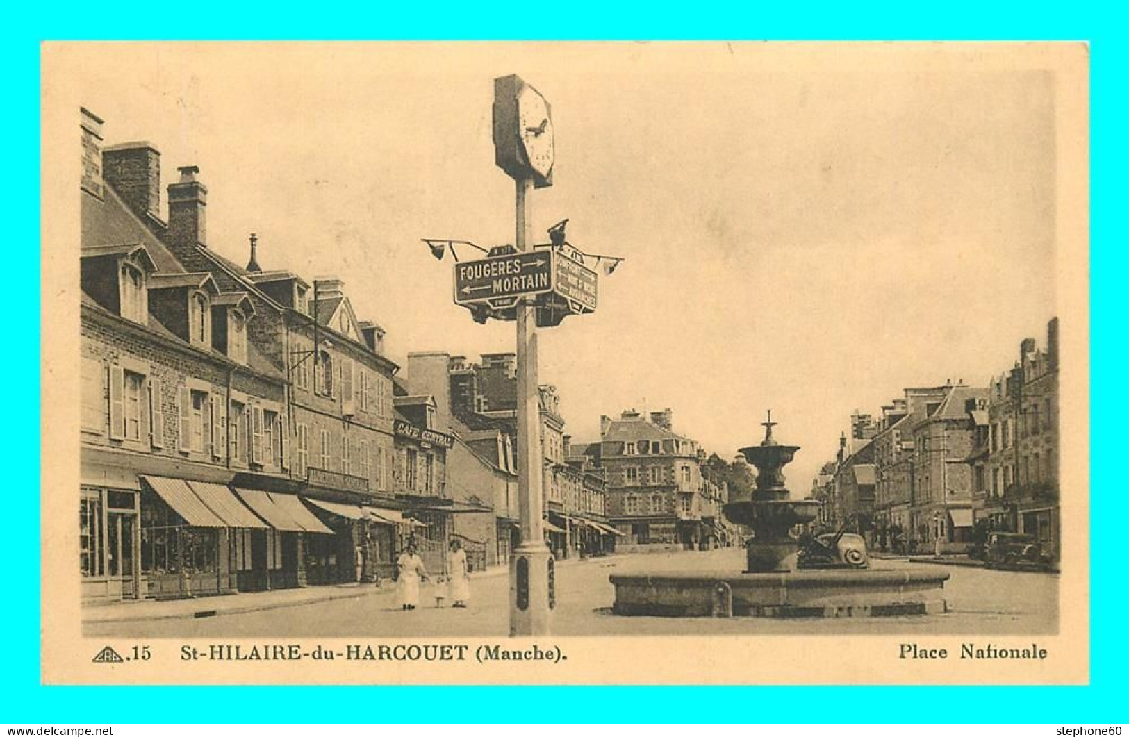 A847 / 095 50 - SAINT HILAIRE DU HARCOUET Place Nationale - Saint Hilaire Du Harcouet