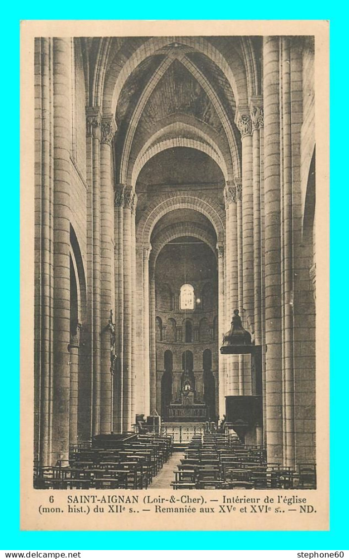 A844 / 549 41 - SAINT AIGNAN Intérieur De L'Eglise - Saint Aignan