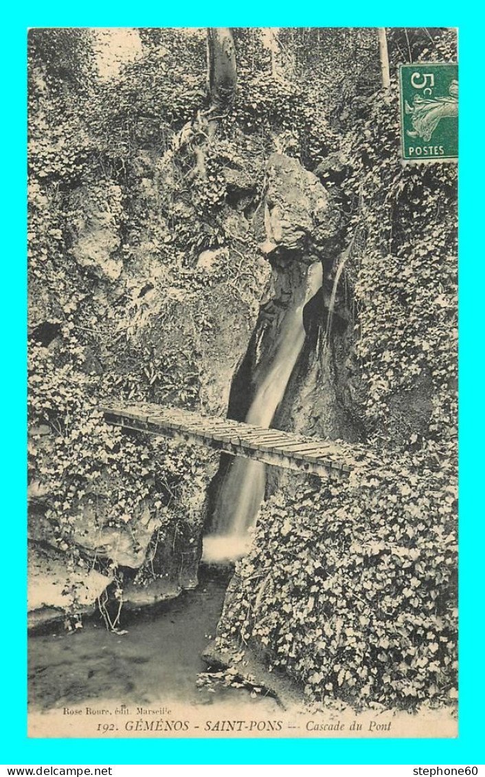 A844 / 505 13 - GEMENOS SAINT PONS Cascade Du Pont - Other & Unclassified