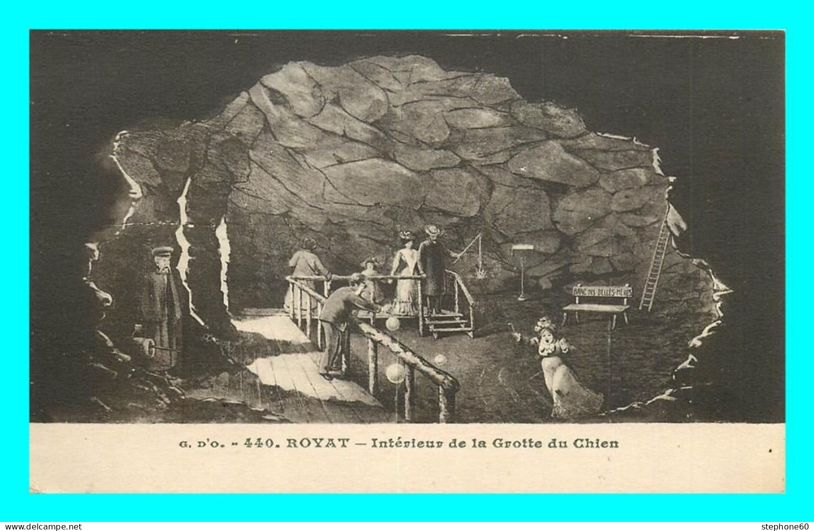 A844 / 337 63 - ROYAT Intérieur De La Grotte Du Chien - Royat