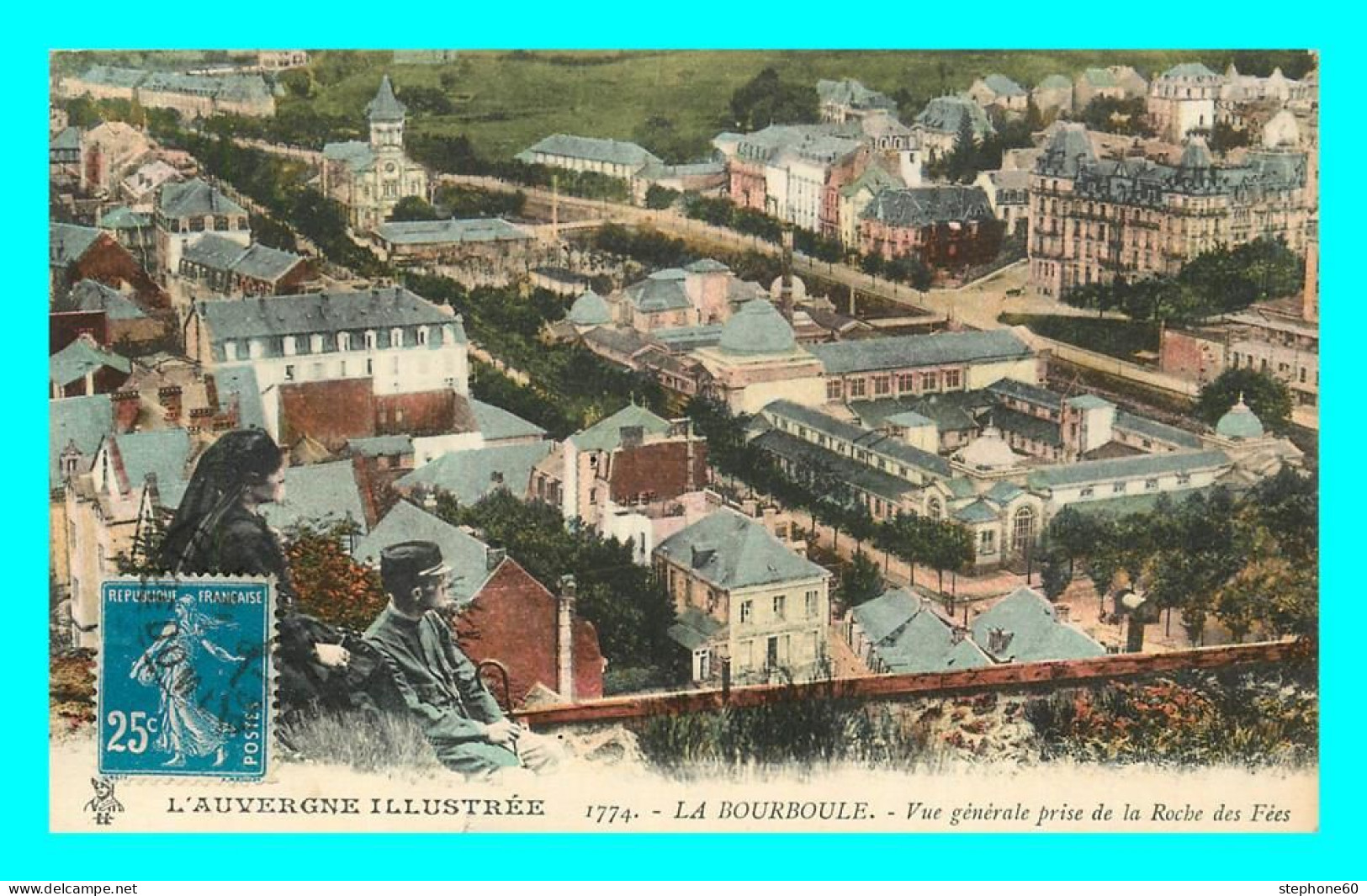 A844 / 349 63 - LA BOURBOULE Vue Générale Prise De La Roche Des Fées - La Bourboule