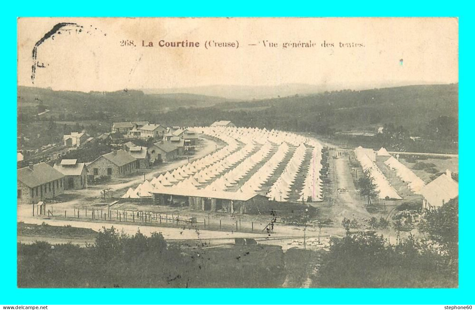 A844 / 251 23 - LA COURTINE Vue Générale Des Tentes - La Courtine