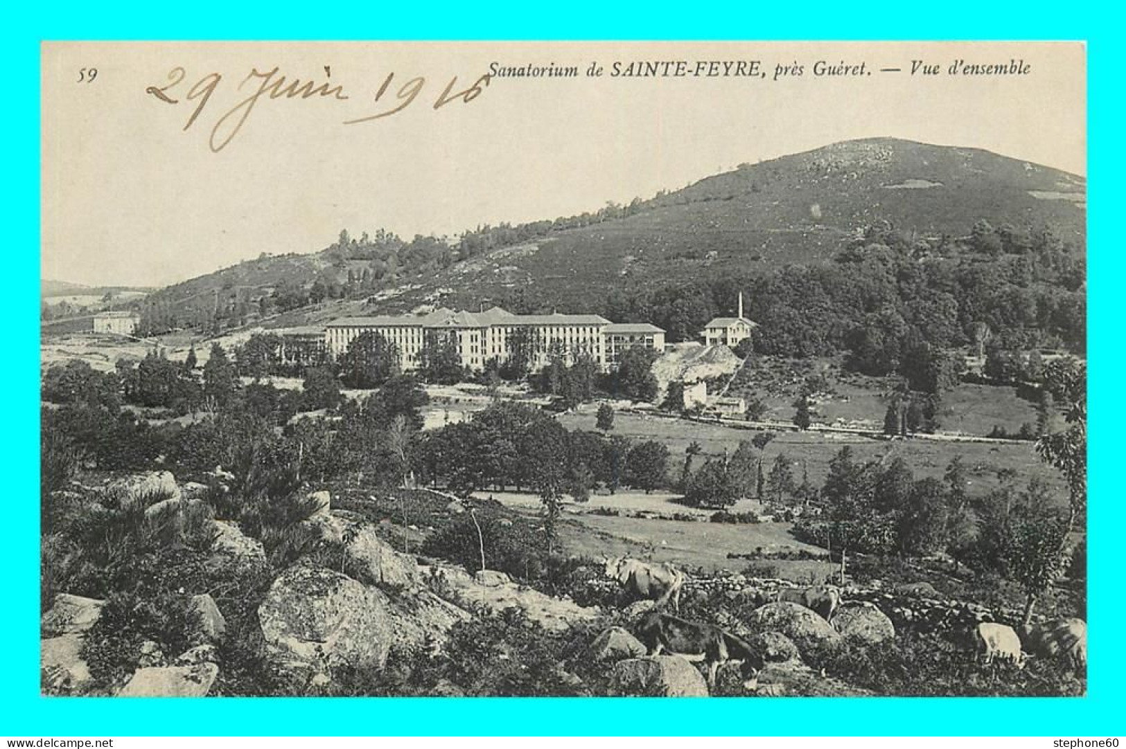 A844 / 237 23 - Sanatorium De SAINTE FEYRE Pres Gueret Vue D'ensemble - Otros & Sin Clasificación