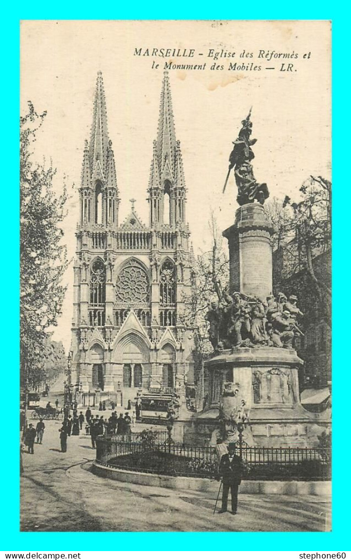 A841 / 555 13 - MARSEILLE Eglise Des Réformés Et Monument Des Mobiles - Unclassified