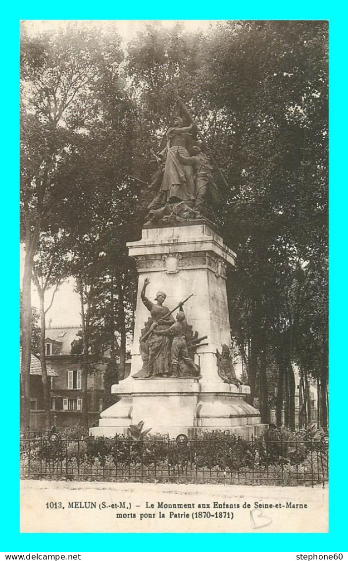 A841 / 581 77 - MELUN Monument Aux Enfants De Seine Et Marne - Melun