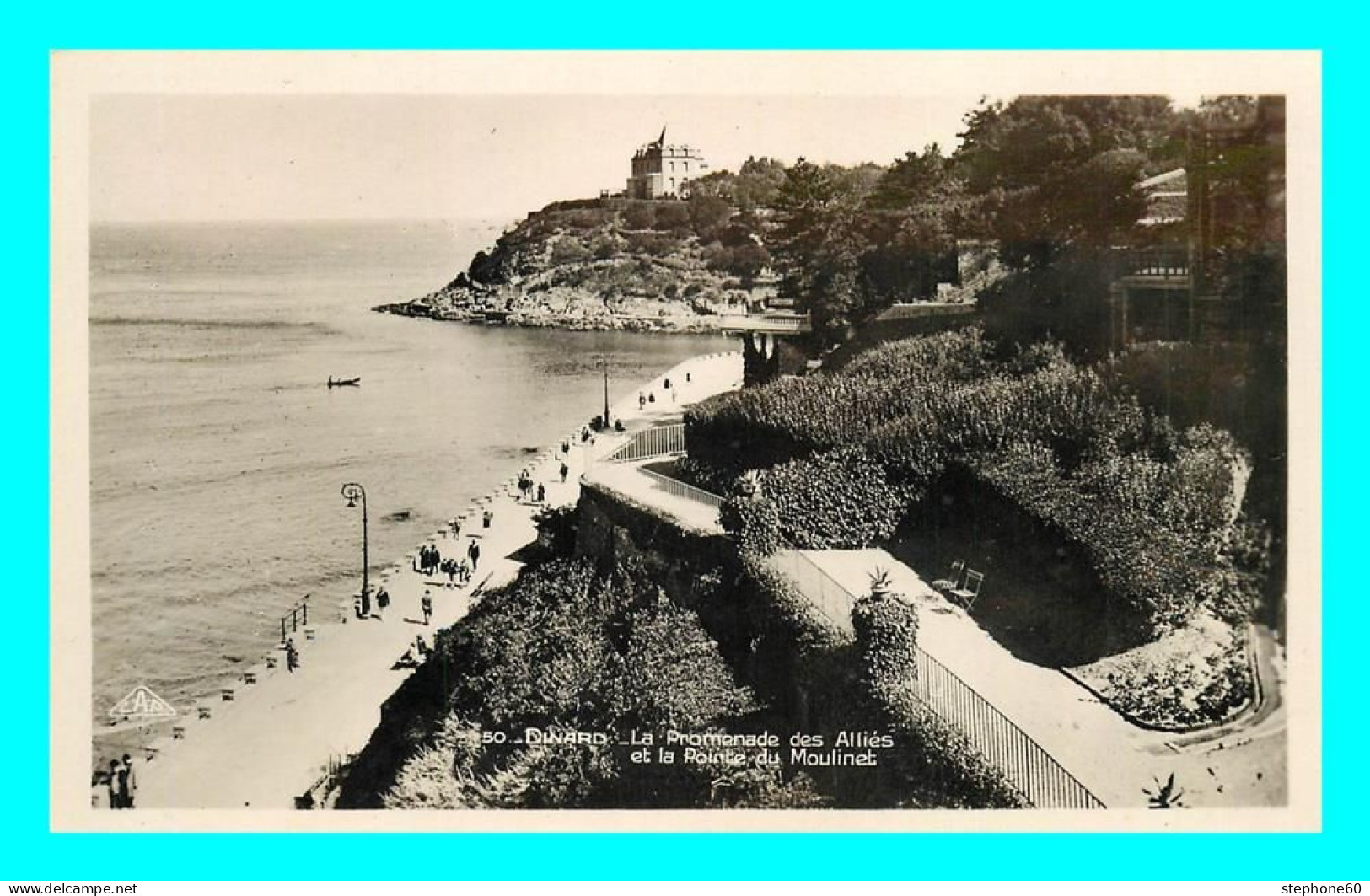 A845 / 009 35 - DINARD Promenade Des Alliés Et Pointe Du Moulinet - Dinard