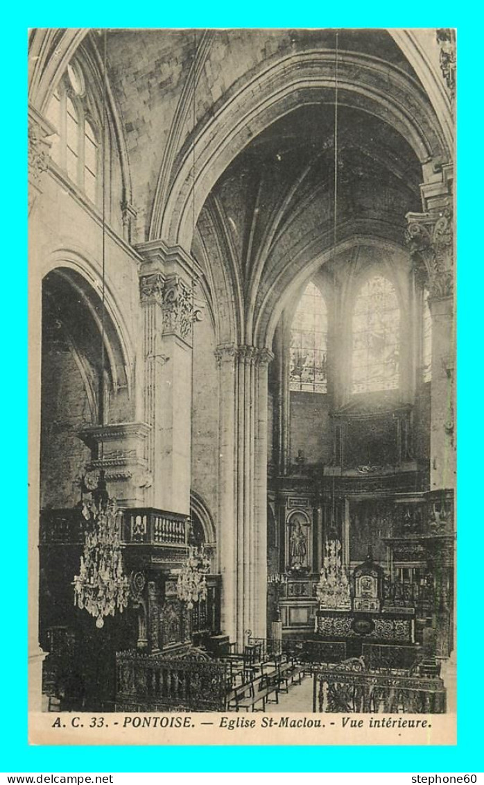 A845 / 639 95 - PONTOISE Eglise St Maclou Vue Intérieure - Pontoise