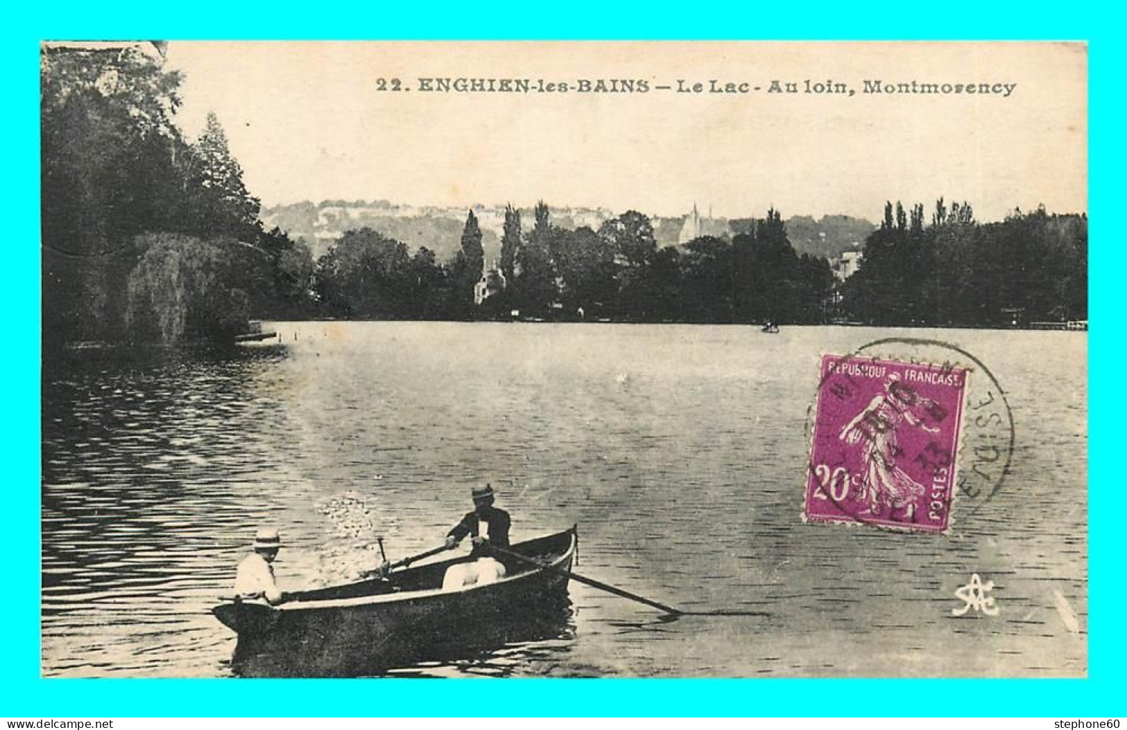 A845 / 413 95 - ENGHIEN LES BAINS Lac Au Loin Montmorency - Enghien Les Bains