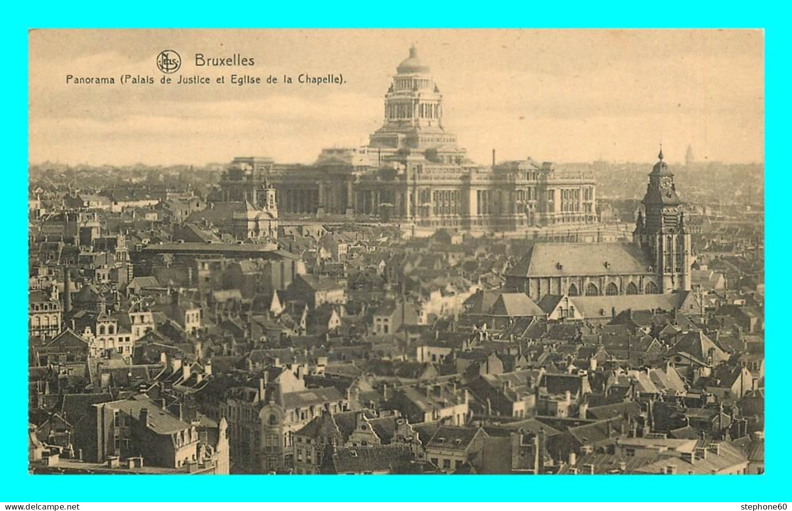 A842 / 583 BRUXELLES Panorama Palais De Justice Et Eglise De La Chapelle - Other & Unclassified