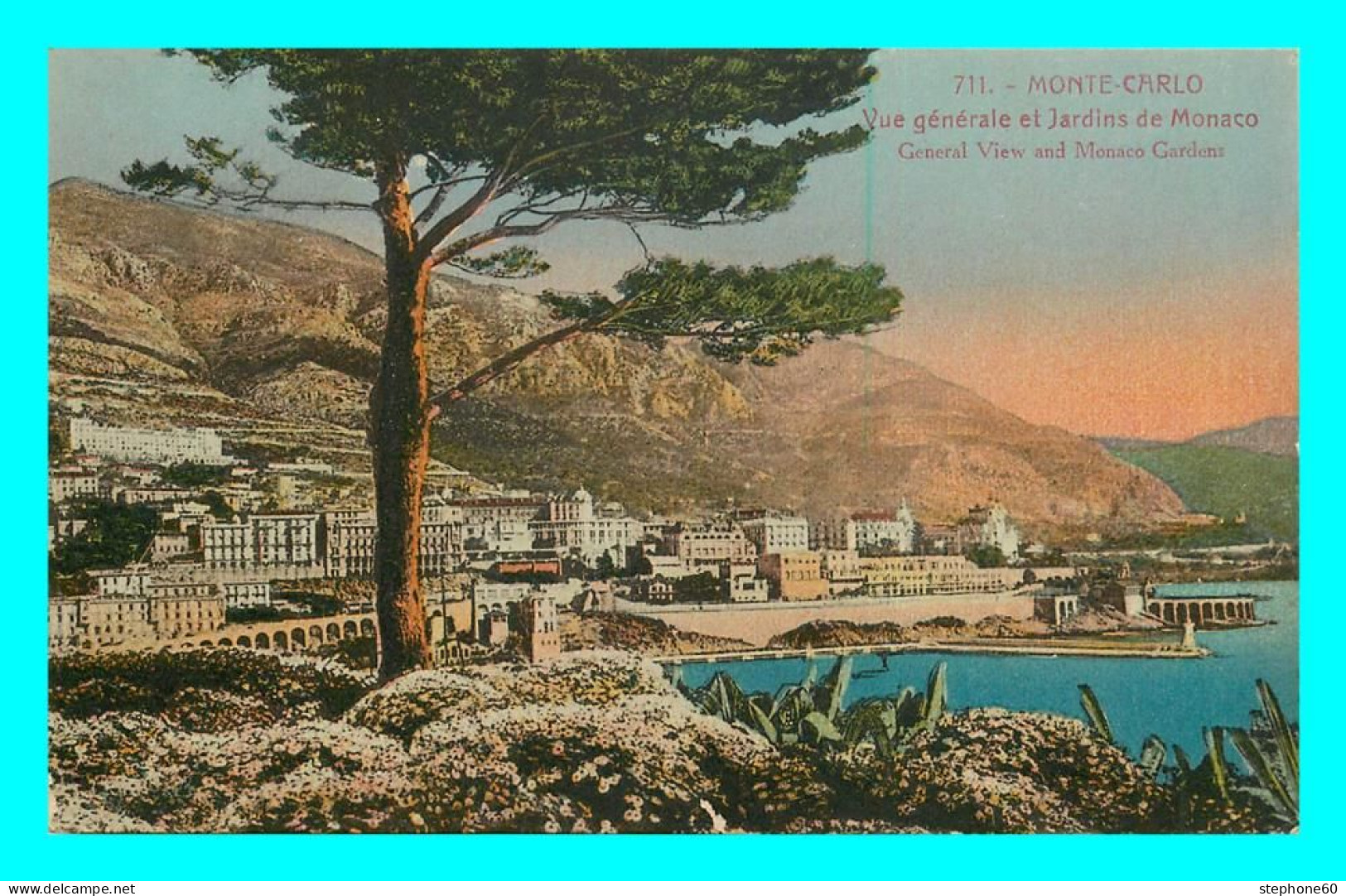 A842 / 097 MONTE CARLO Vue Générale Et Jardins De Monaco - Monte-Carlo
