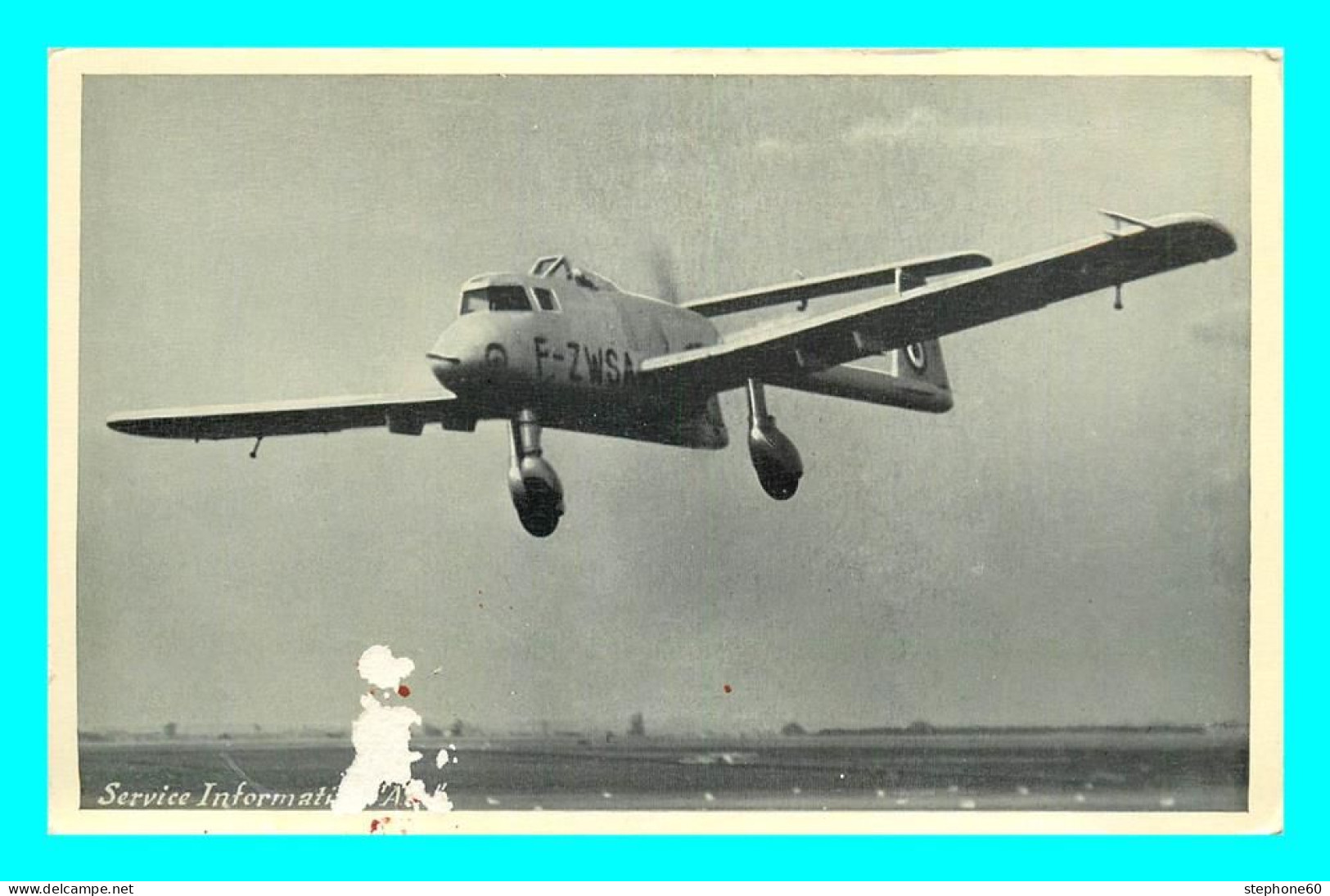 A842 / 205  Image Carte AION POTEZ 75 Avion D'appui Au Sol - Sonstige & Ohne Zuordnung