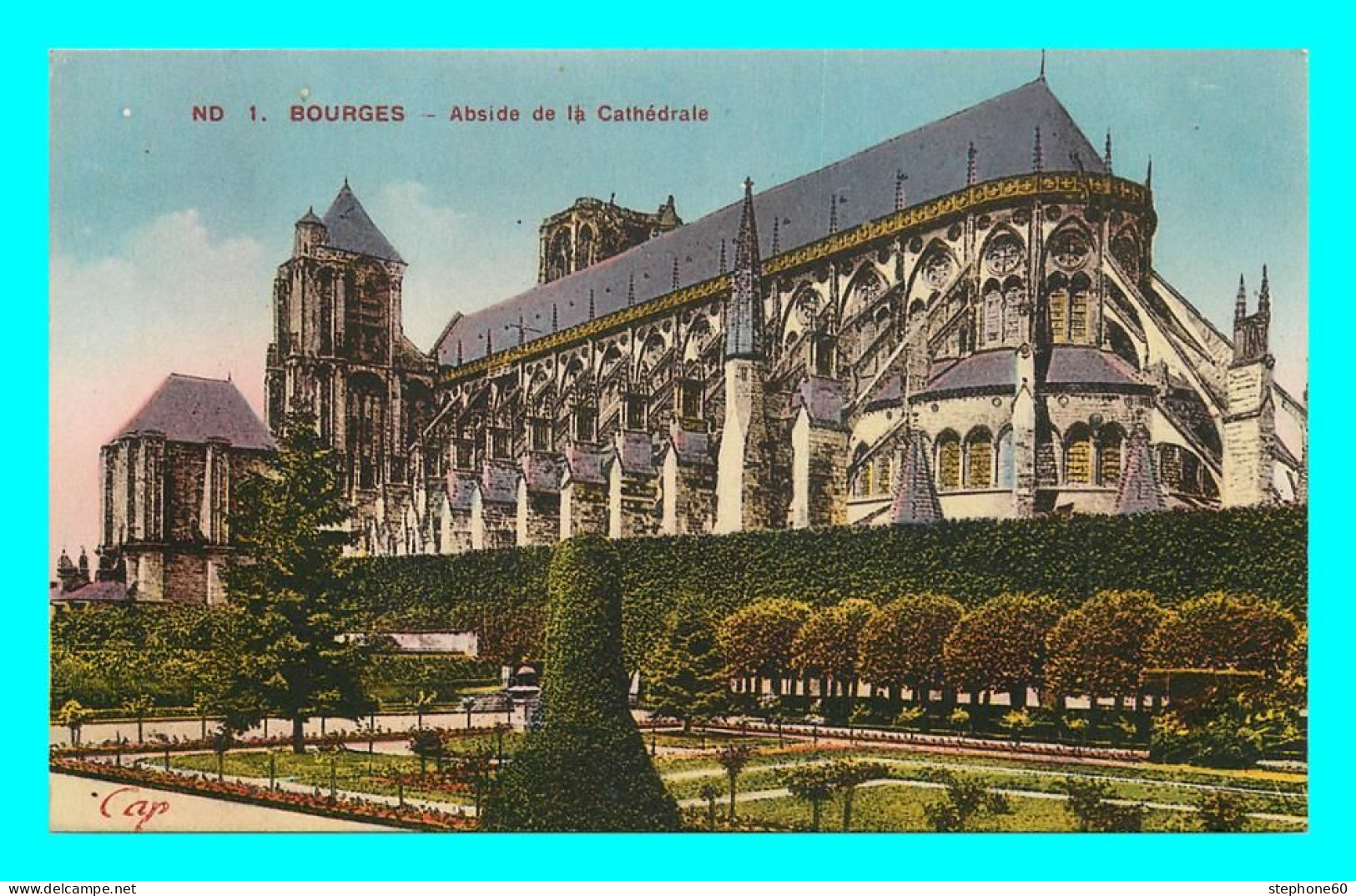 A839 / 493 18 - BOURGES Abside De La Cathédrale - Bourges