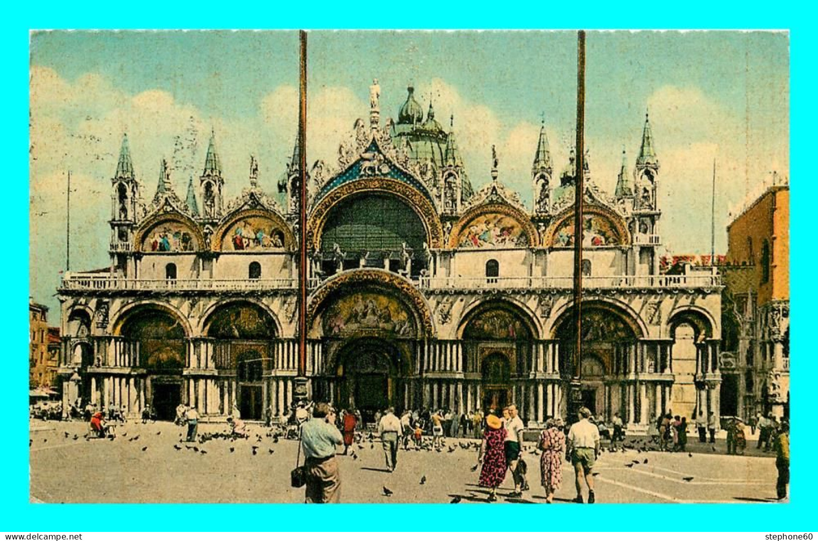 A843 / 309 VENEZIA Basilique De S Marco ( Timbre Jugoslaija ) - Venezia (Venice)