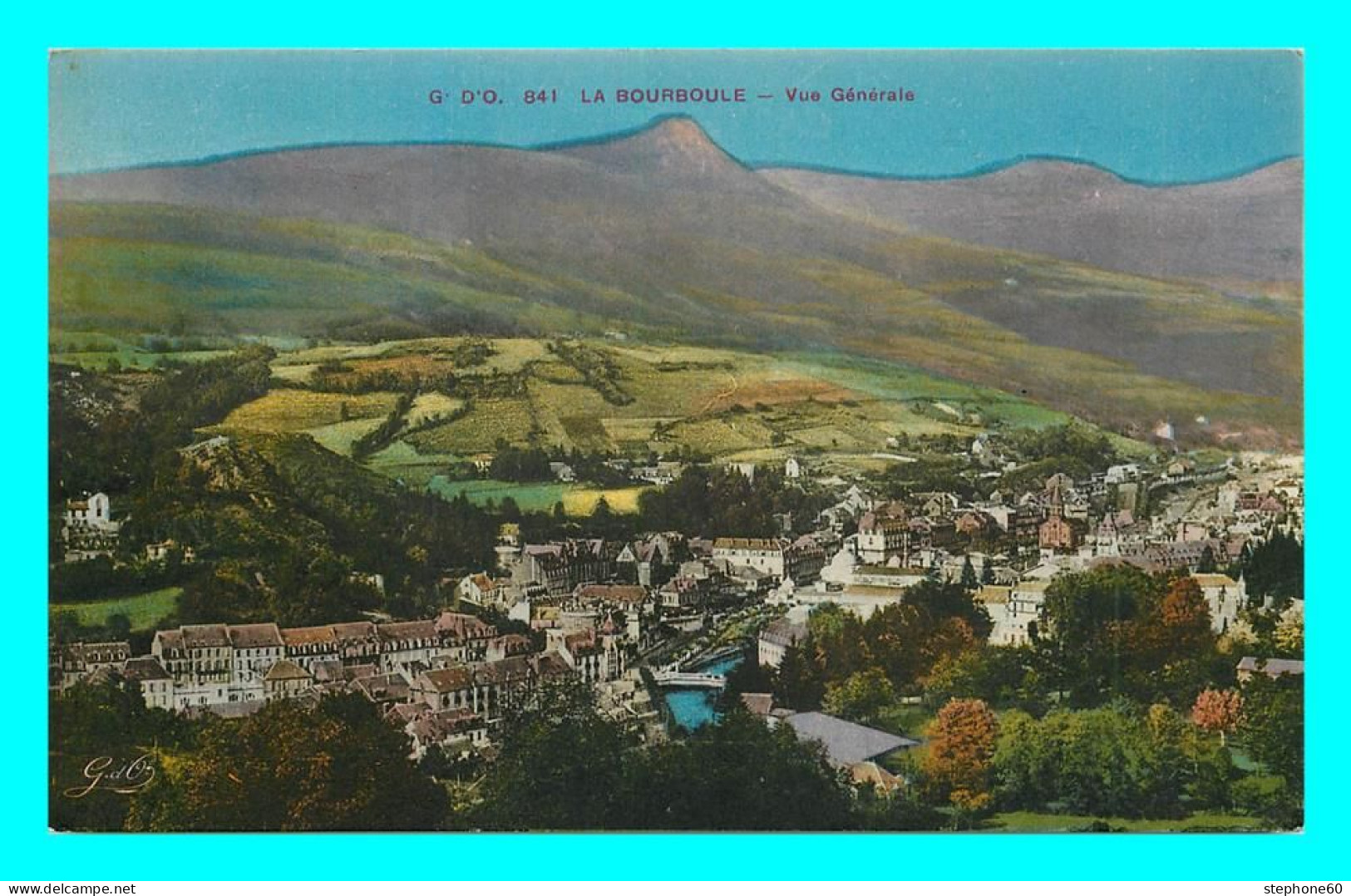 A839 / 085 63 - LA BOURBOULE Vue Générale ( Timbre ) - La Bourboule