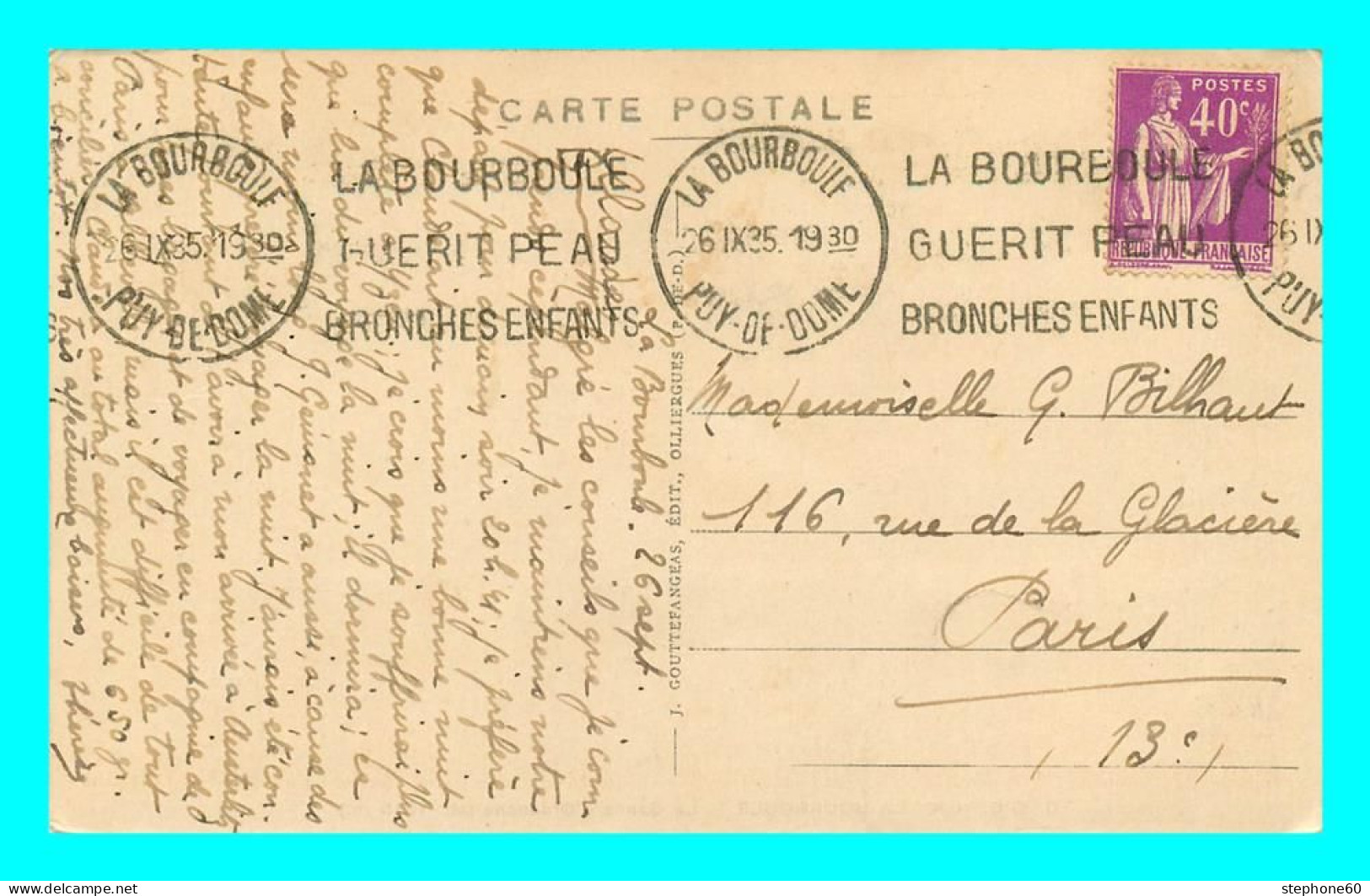 A839 / 123 63 - LA BOURBOULE La Banne D'Ordanche - La Bourboule