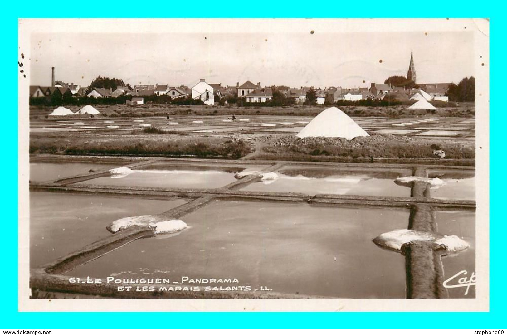 A839 / 185 44 - LE POULIGUEN Panorama Et Marais Salants - Le Pouliguen