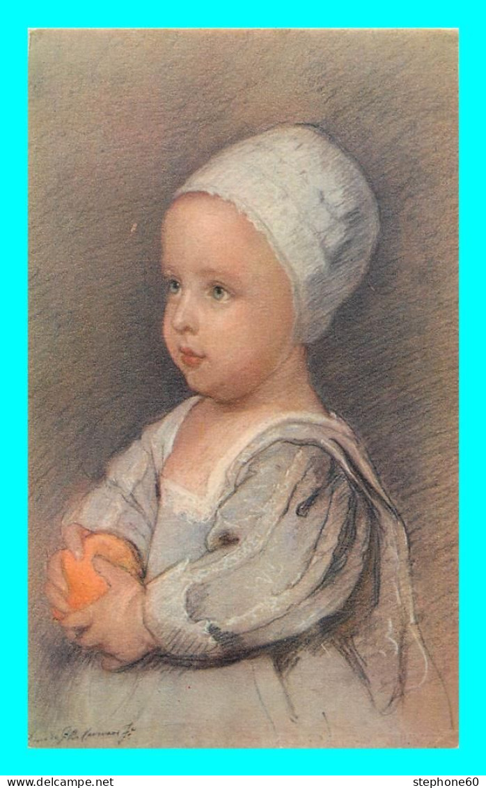 A841 / 439 Tableau VAN DYCK Portrait D'Enfant Comité National De L'Enfance - Paintings
