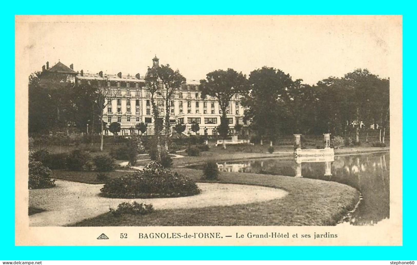 A841 / 061 61 - BAGNOLES DE L'ORNE Le Grand Hotel Et Ses Jardins - Bagnoles De L'Orne