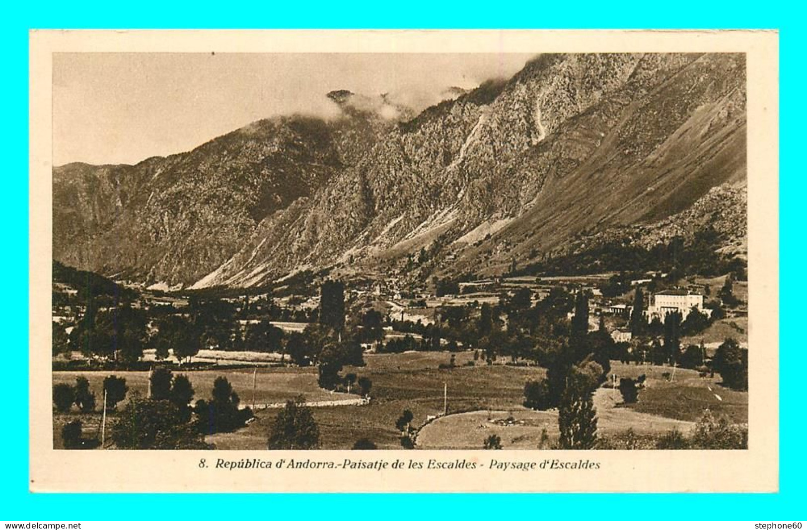 A841 / 173 ANDORRE Républica D'Andorra Paysage D'Escaldes - Andorra