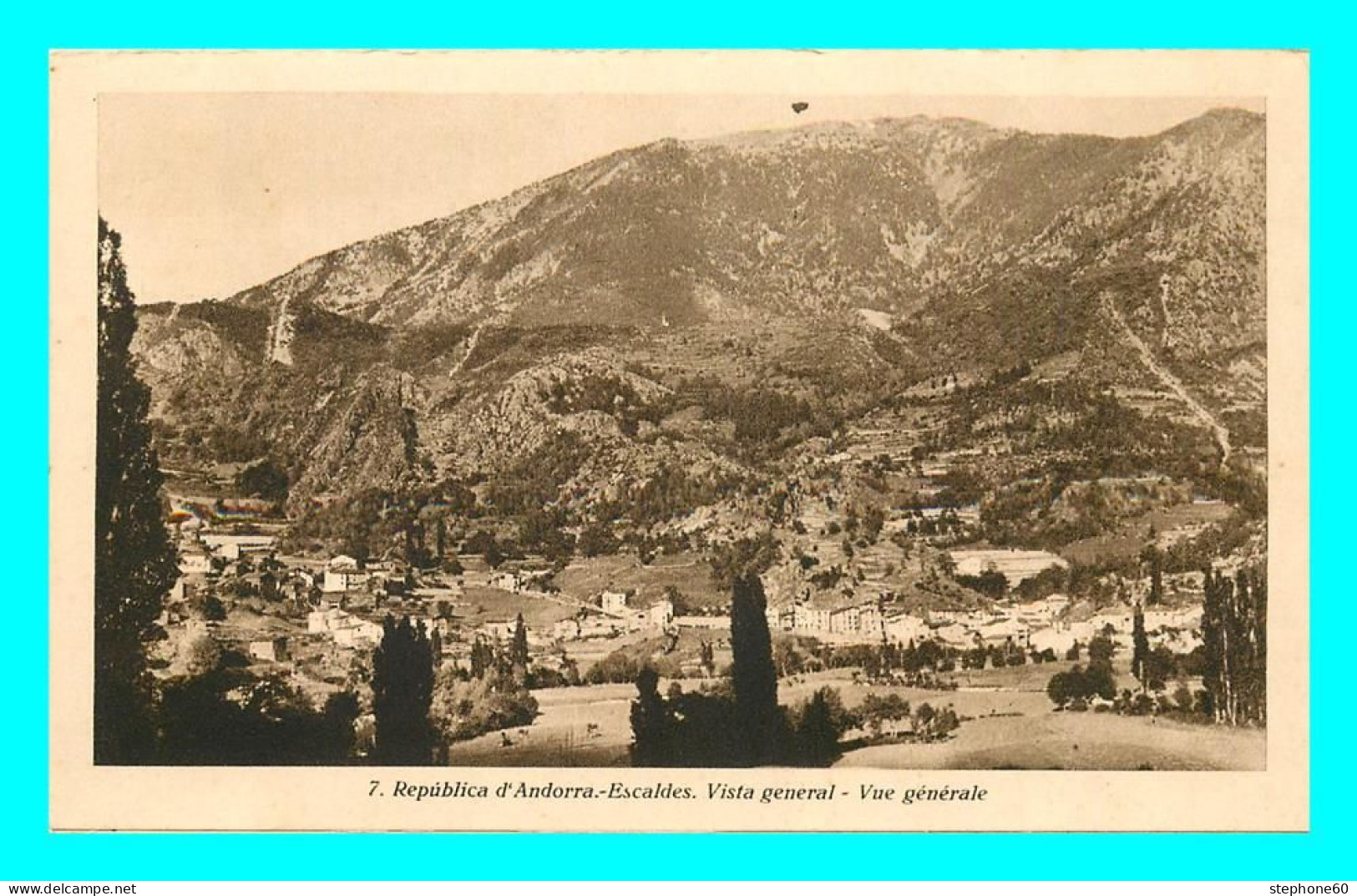 A841 / 169 ANDORRE Républica D'Andorra Escaldes Vista General - Andorre