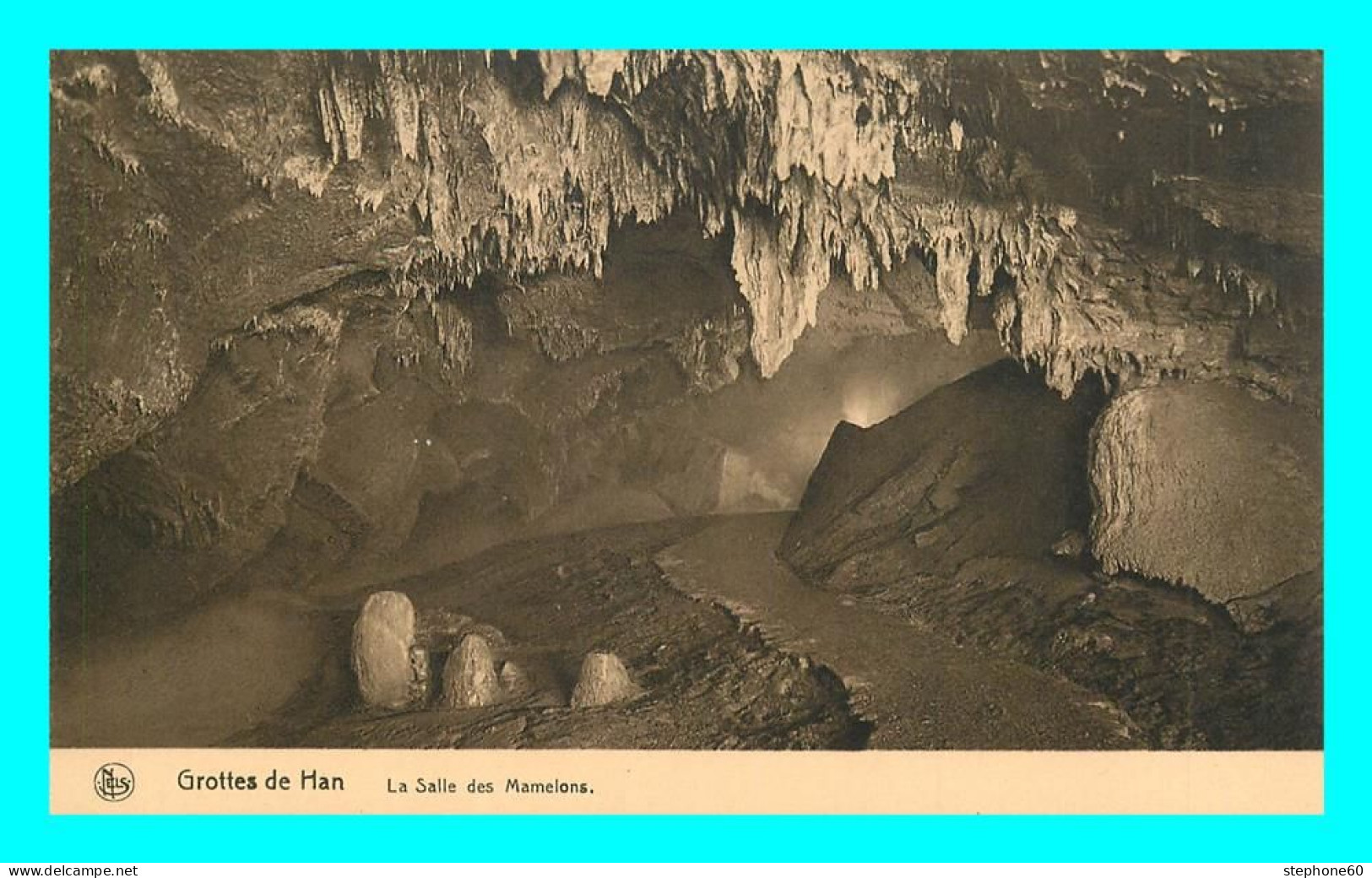 A842 / 499 Belgique Grottes De HAN Salle Des Mamelons - Andere & Zonder Classificatie