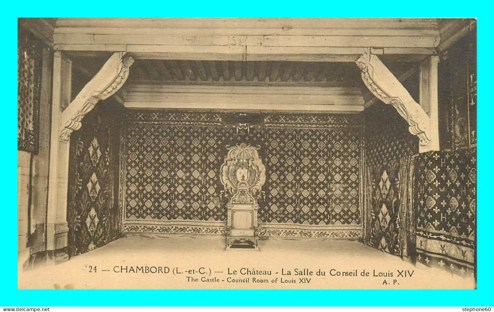 A873 / 153 41 - CHAMBORD Chateau Salle Du Conseil De Louis XIV - Chambord