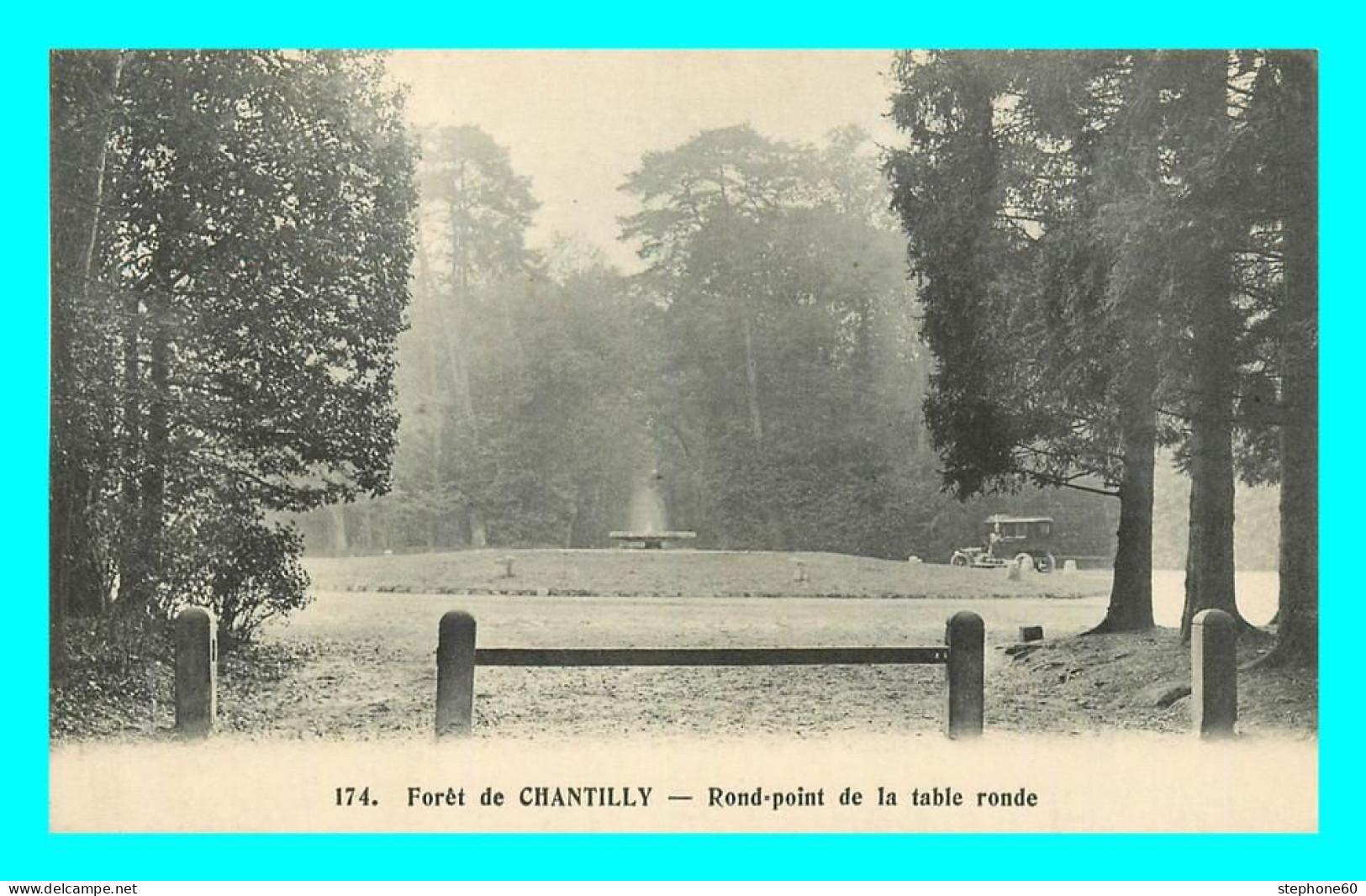 A873 / 287 60 - CHANTILLY Foret Rond Point De La Table Ronde - Chantilly