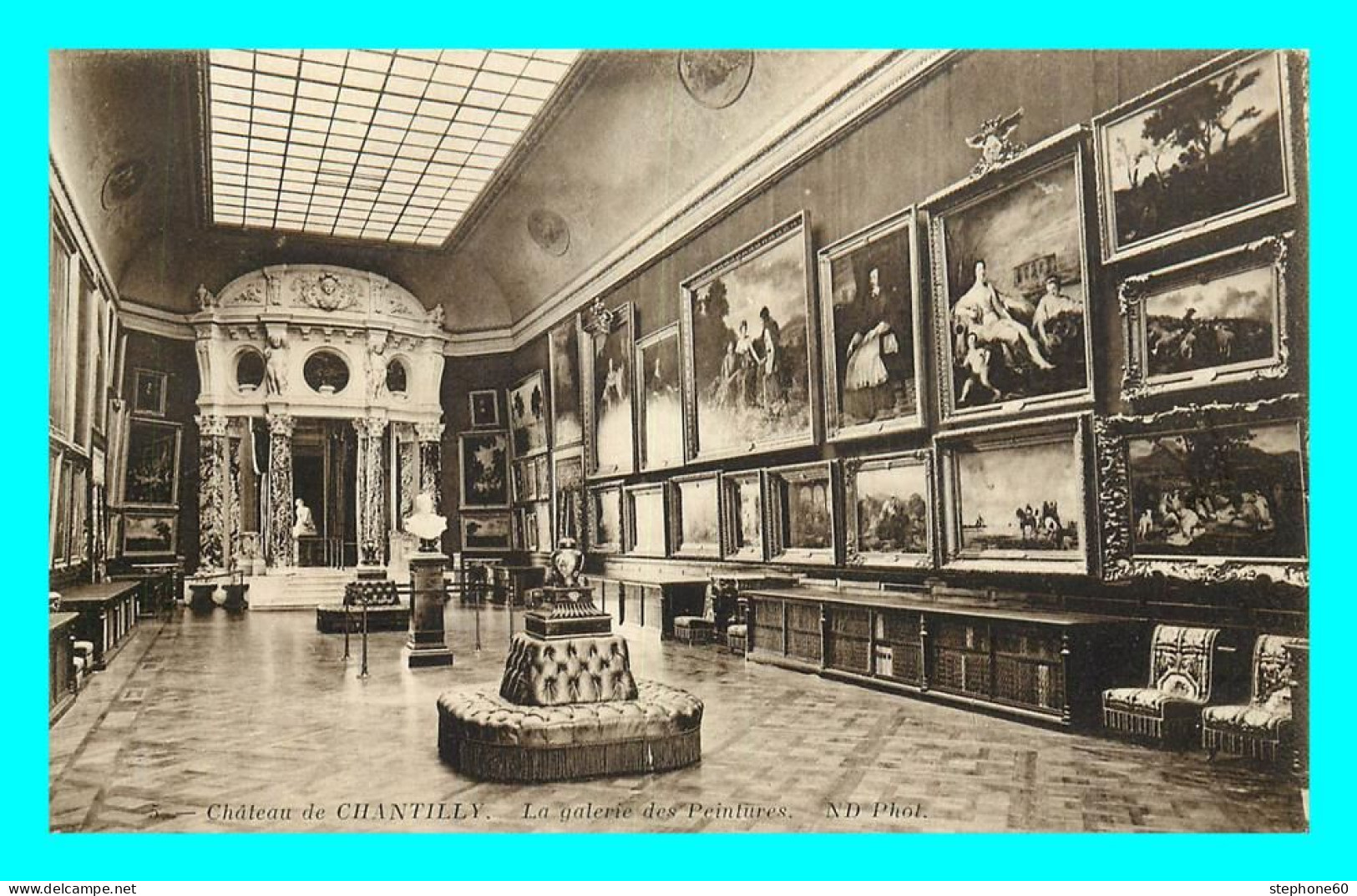 A873 / 373 60 - CHANTILLY Chateau Galerie Des Peintures - Chantilly